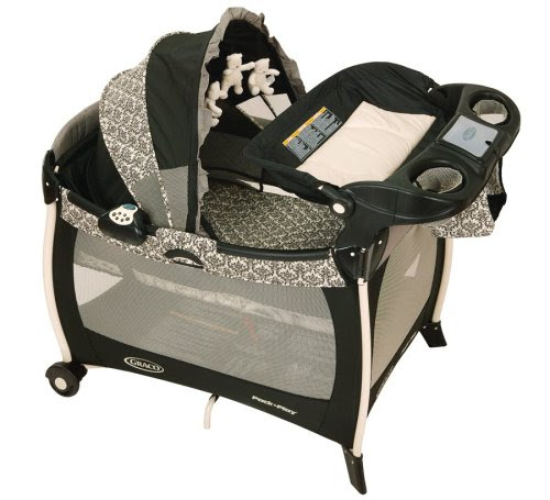Graco Silhouette Pack 'N Play Playard with Bassinet and Changer, Rittenhouse