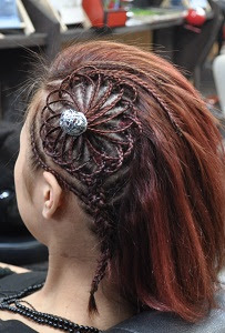 Tribe Dread Extension 南小倉本店 サイドコーンロウ ハートコーンロウ