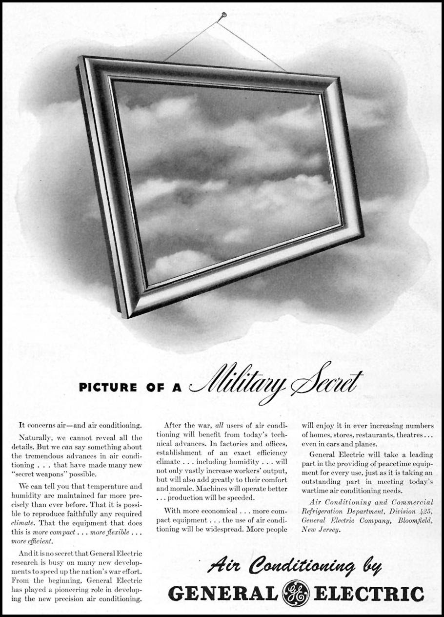 GENERAL ELECTRIC AIR CONDITIONERS TIME 11/02/1942 p. 49