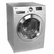 LG WM3455HS 24 Front Load Compact Washer/Dryer Combo , 2.7 cu. ft. Capacity - Silver
