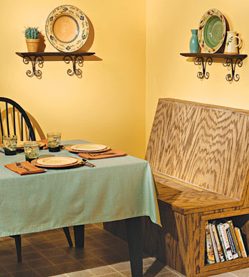 How to Build a Kitchen Storage Bench - Adding Extra Storage Space ...