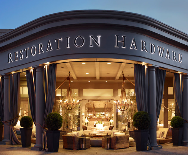 Media consoles restoration hardware