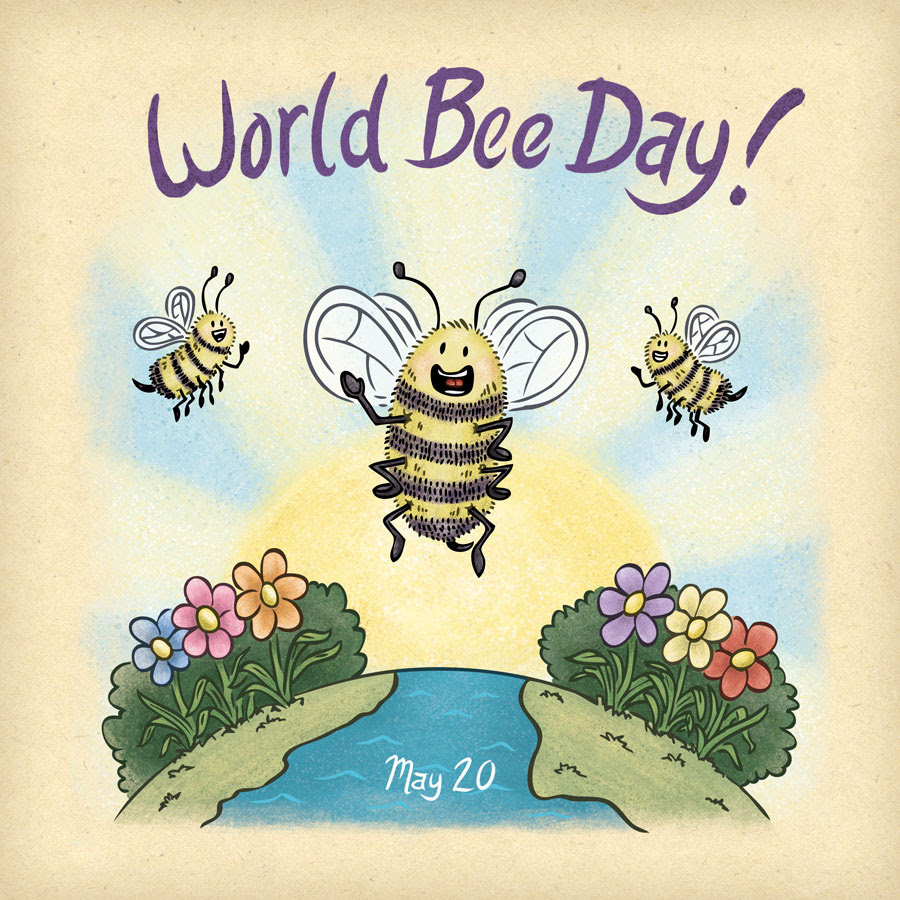 Happy World Bee Day Artists Blogs