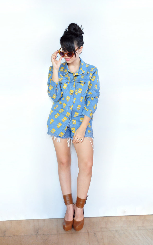 Bart Simpsom Print Shirt