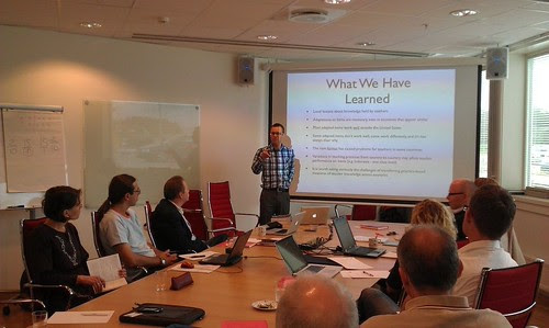 Sean Delaney presenting at MKT seminar, Sola 2011