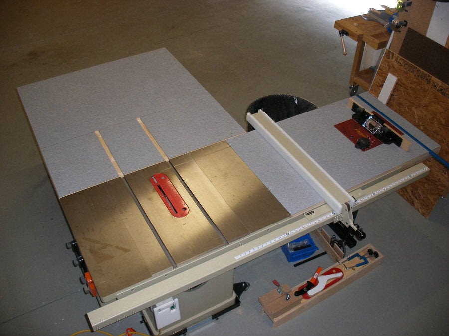  outfeed table on Pinterest  Table Saw, Diy Table Saw and Workbenches