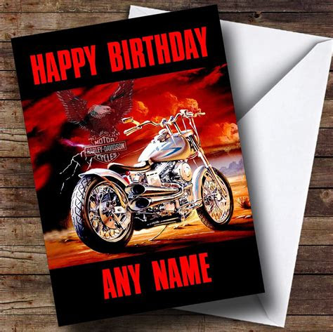 See more ideas about cards, masculine cards, male cards. harley davidson motorcycle personalised birthday card the card zoo