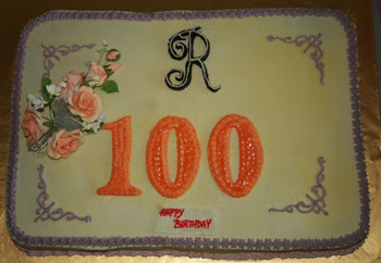 the 100th Birthday Cake
