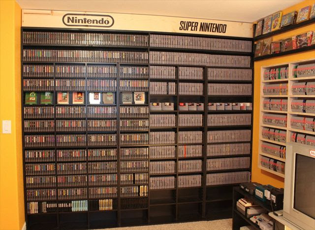 ギッシリ詰まったゲームソフトに圧倒 海外の任天堂ファンによる 夢のようなゲームコレクション部屋がスゴすぎる そうさめも