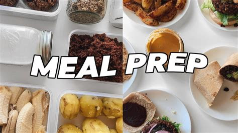 cheap easy vegan meal prep plant based meal ideas