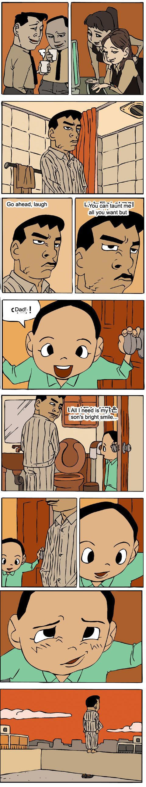korean funny comic: forever fail