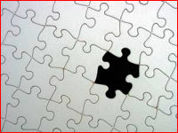 Completed puzzle = no more pieces