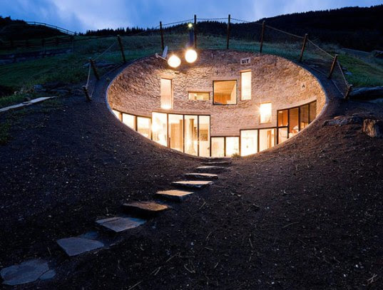 Take a Peek at a Stunning Secret Swiss Villa Hidden Into a 