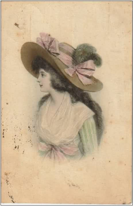 Belle femme au chapeau