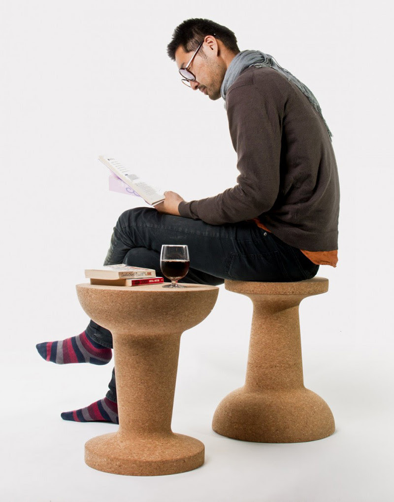 14 Fun And Stylish Examples Of Stools Made With Cork ...