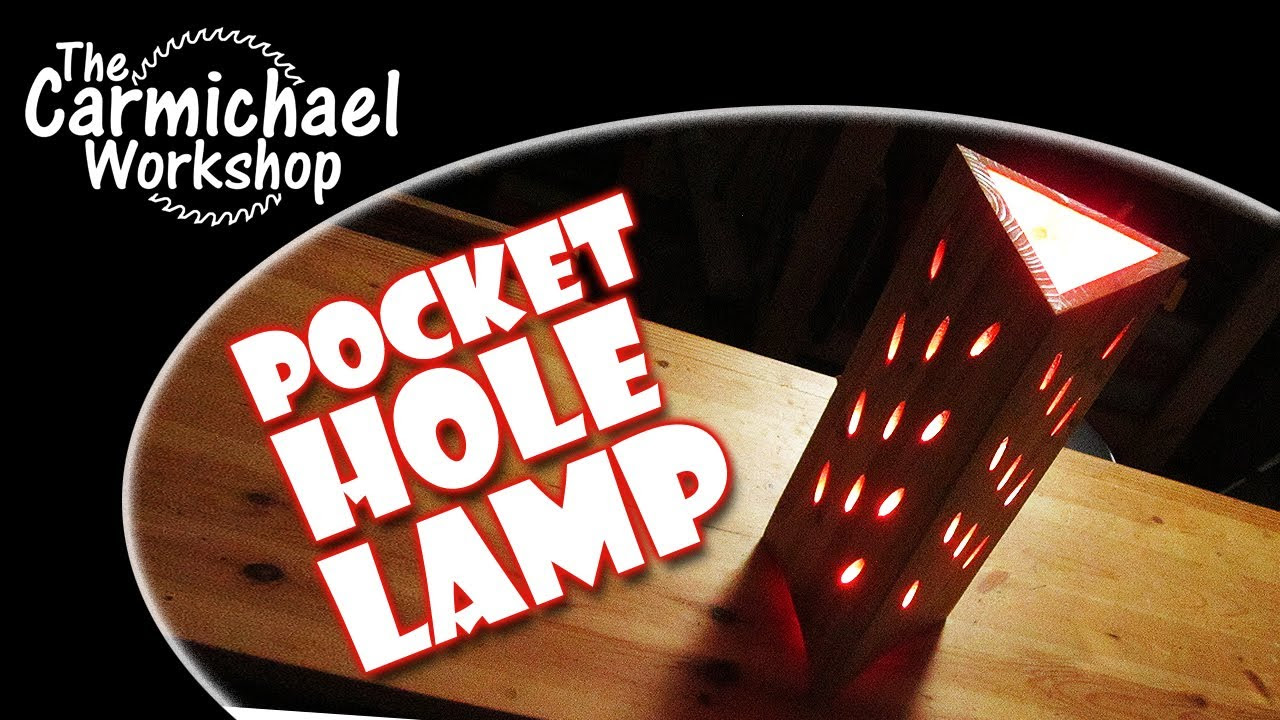 Make a Pocket Hole Lamp - Fun Kreg Jig Woodworking 