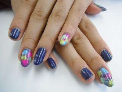 ネイビータイダイネイル Beauty Salon Hotaru