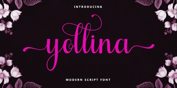 [hawsadlmkt] Download Yollina Script Fonts Family From Bungletter