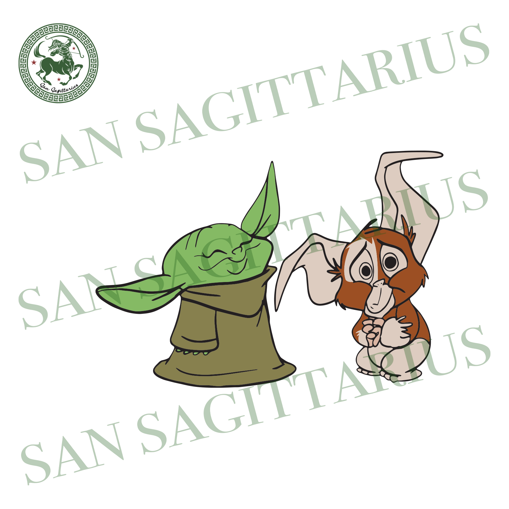 Download Baby Yoda Friendship Svg Trending Svg Baby Yoda Disney Friendzone San Sagittarius