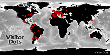 Locations of Site Visitors