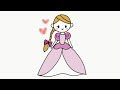 √70以上 プリンセス 可愛い イラスト 171346-ディズニー プリンセス 可愛い イラスト 簡単