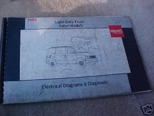 1989 GMC Light Truck Safari Wiring Diagrams+Diagnosis | eBay