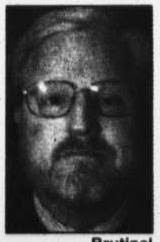 Funny mugshot-like photo of Justice Robert Brutinel