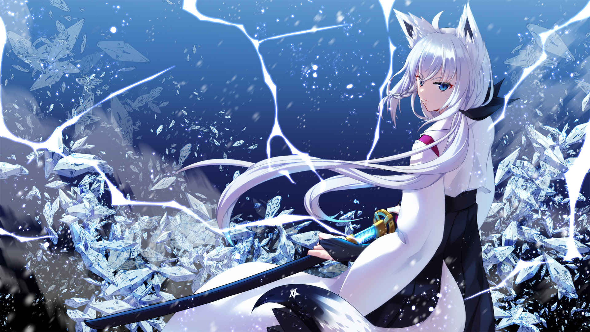 白上吹雪超清壁纸 万图壁纸网