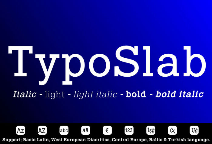 Typo Slab