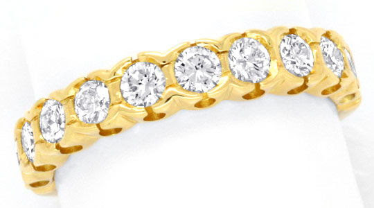 Originalfoto DIAMANTRING HALBMEMORY LUPENREIN GOLD