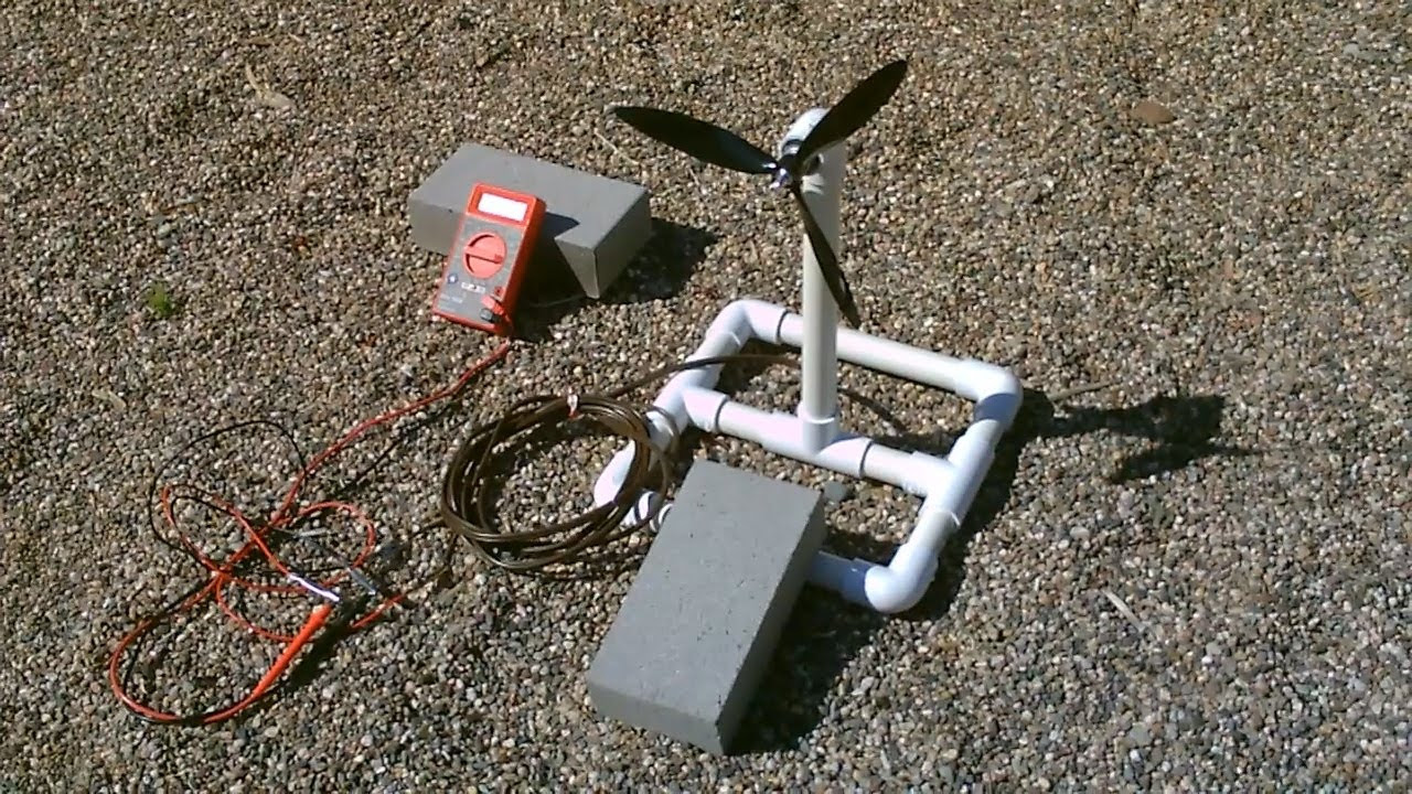  Wind Turbine Generator! - Wind Power Generator! - simple DIY