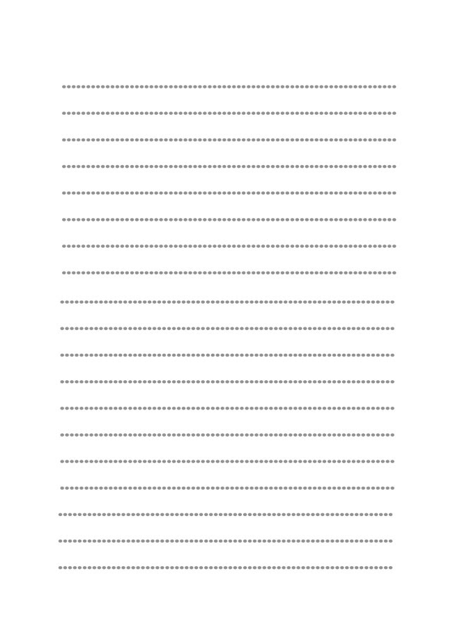 便箋の罫線 無料テンプレート 横点 灰 金 Template Million テンプレートミリオン