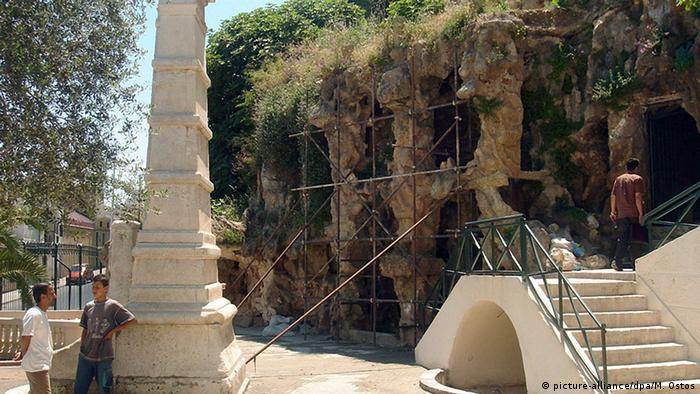 Gruta em Argel onde Cervantes teria sido mantido cativo por cinco anos