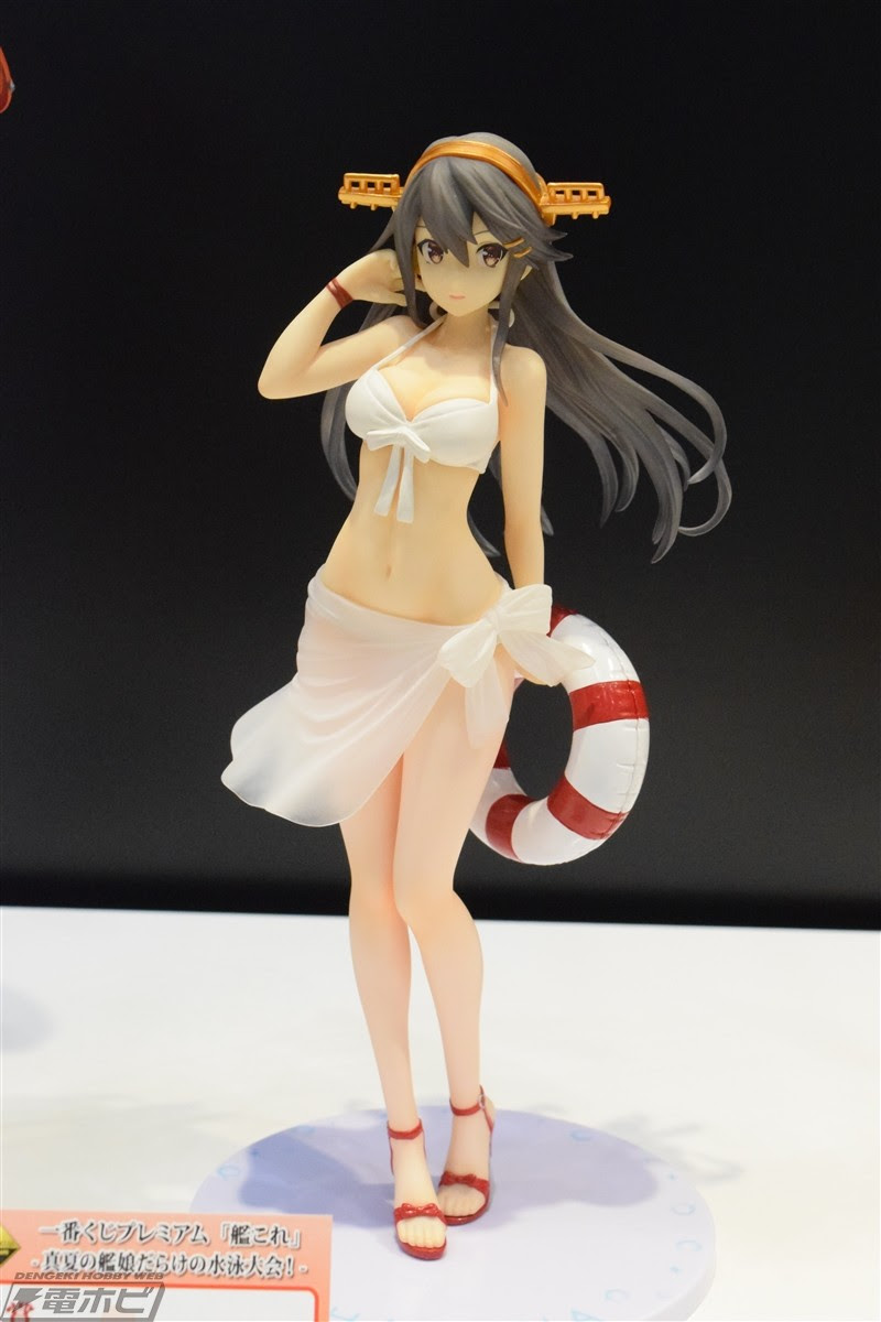 艦これ 一番くじの榛名改二水着フィギュア全体像も素晴らしい こもぺす