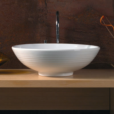 WS Bath Collections Ceramica Vessel Sink in White - LVO 500 | Wayfair