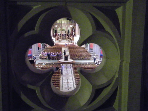 National Cathedral from the rear balcony