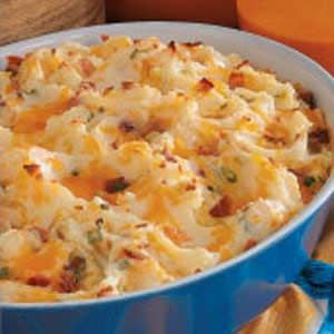 Loaded mashed potato casserole