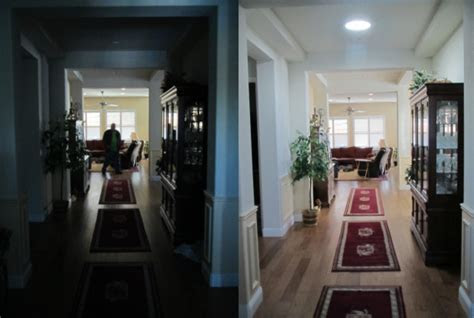 Buy lighted bathroom mirrors and get the best deals at the lowest prices on ebay! Sun Glo solar tubes before and after - Traditional - Hall