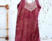 raspberry smoothie summer party slip dress rustic embroidery lace silk vintage cowgirl cowboy boots wedding ranch prairie rustic - kateblossom