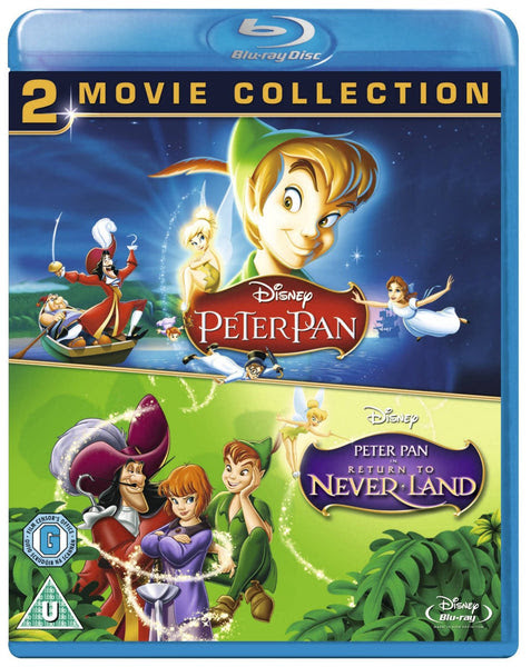 Peter Pan 1 2 Return To Never Land 2 Movie Collection Blu Ray Disn Sharktank Media