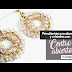 DIY FASHION -  COMO CREAR AROS TEJIDOS CON ALAMBRE Y CRISTALES CON CENTRO ABIERTO