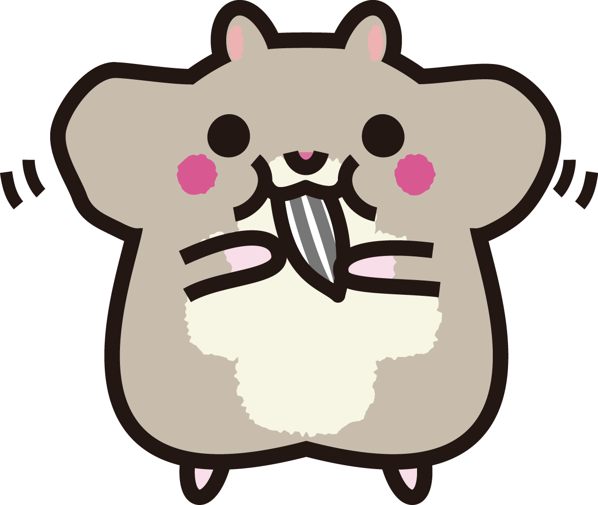 ハムスターイラスト ゴールデン ジャンガリアン 可愛い無料イラスト素材集