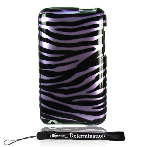 iPod Touch 2nd 3rd Gen. Case - Pink Zebra Diamond Faceplate picture 2