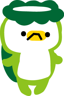 夏のカッパとエコのイラスト 無料イラスト