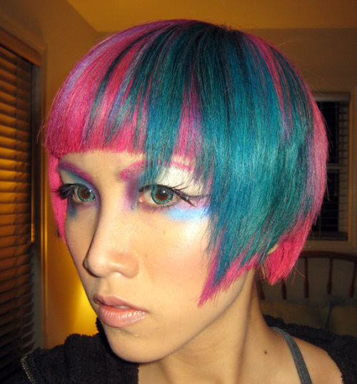 bad ass hairstyles. indie,adass,hair,hair dye