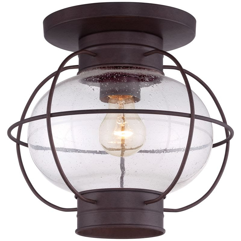 Quoizel COR1611CU Copper Bronze Cooper 1 Light Semi-Flush ...