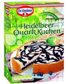 Dr. Oetker Heidelbeer Quark Kuchen: 213,0 Kalorien (kcal ...