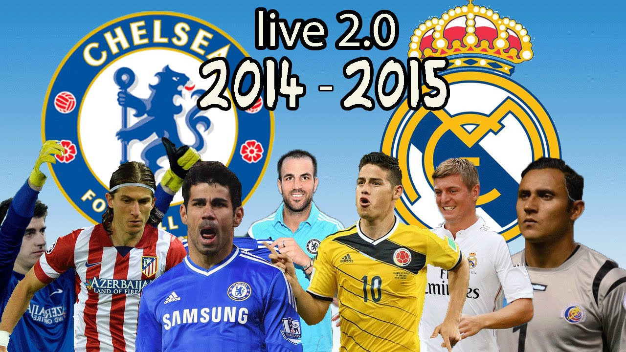 Chelsea 2015 vs Real Madrid 2015 | Live 2.0 Fifa 14 Online ...