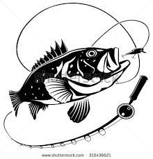 Download Bass Fish Stencil | Free download on ClipArtMag