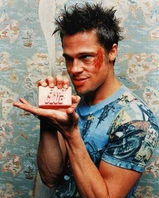 brad pitt body fight club. Brad Pitt as Tyler Durden